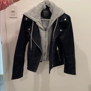 Faux Suede Double Jacket